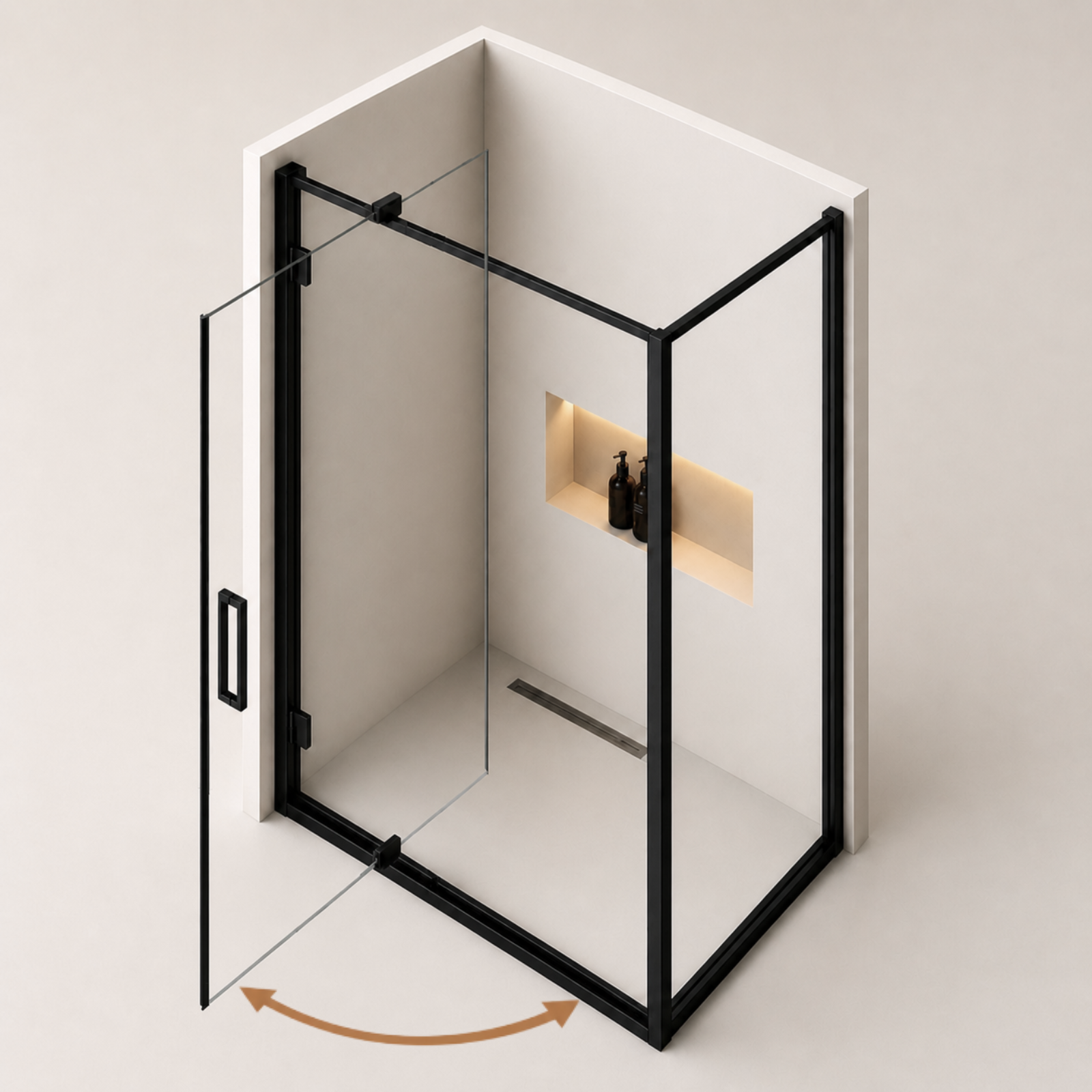 Pivot Door Rectangular Enclosures