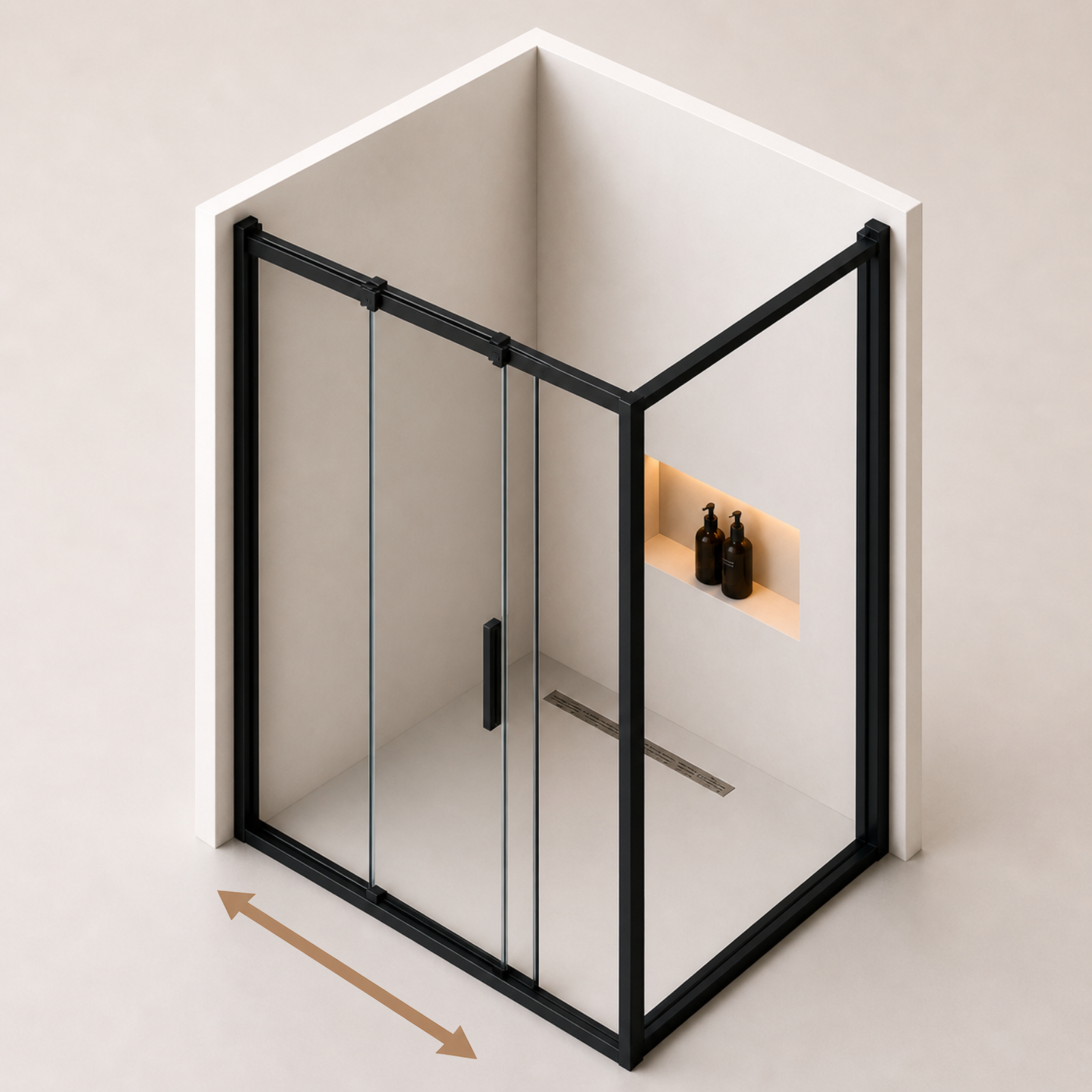 Sliding Door Rectangular Enclosures