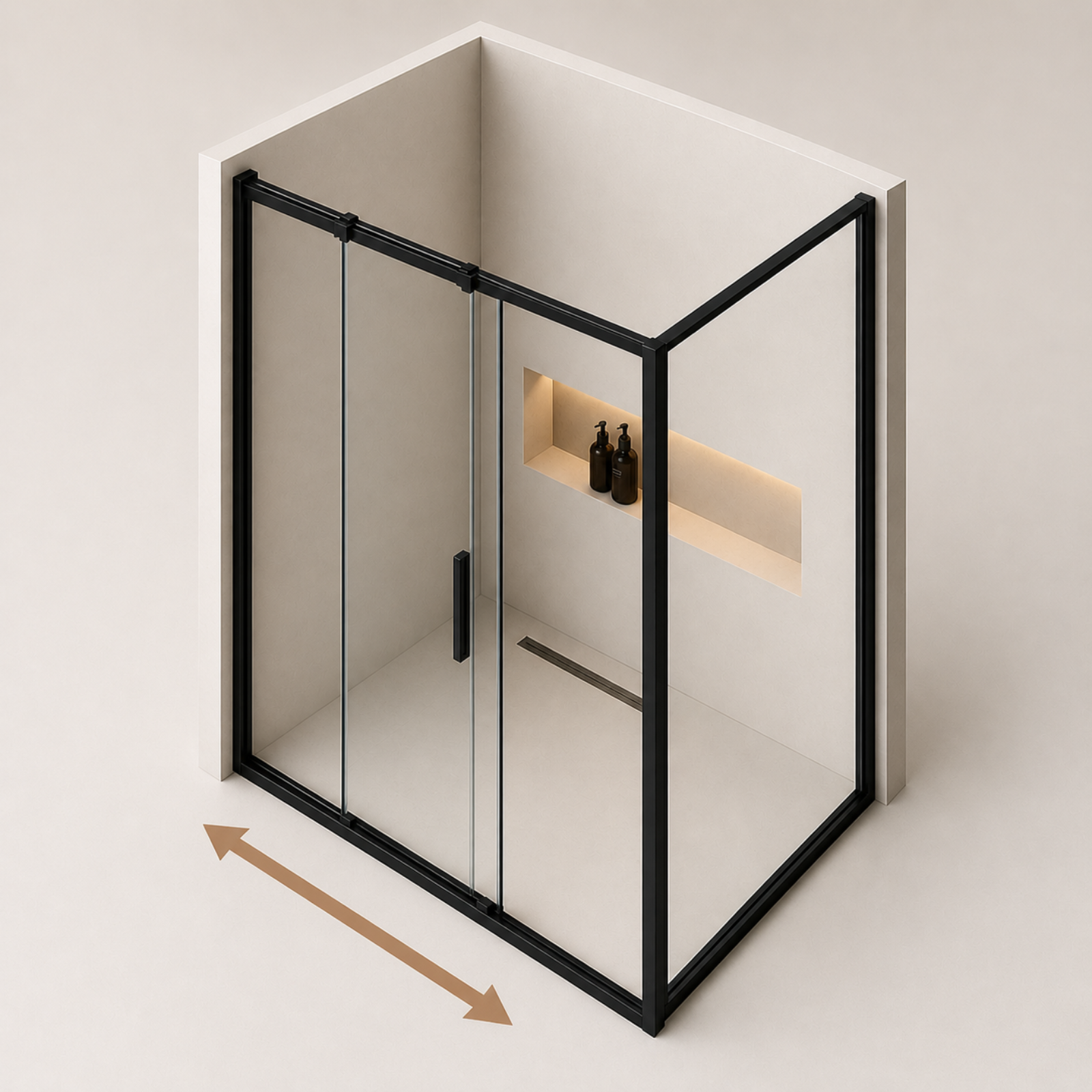 Sliding Door Rectangular Enclosures