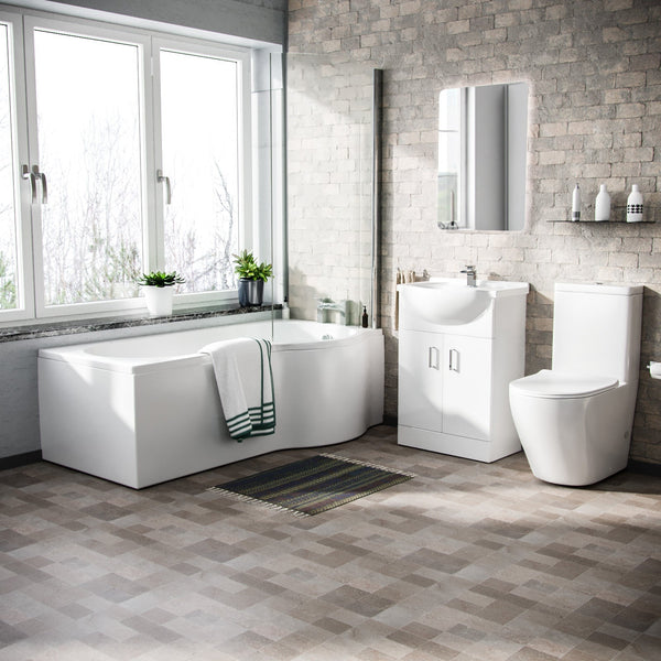 P-shaped Bath Suites