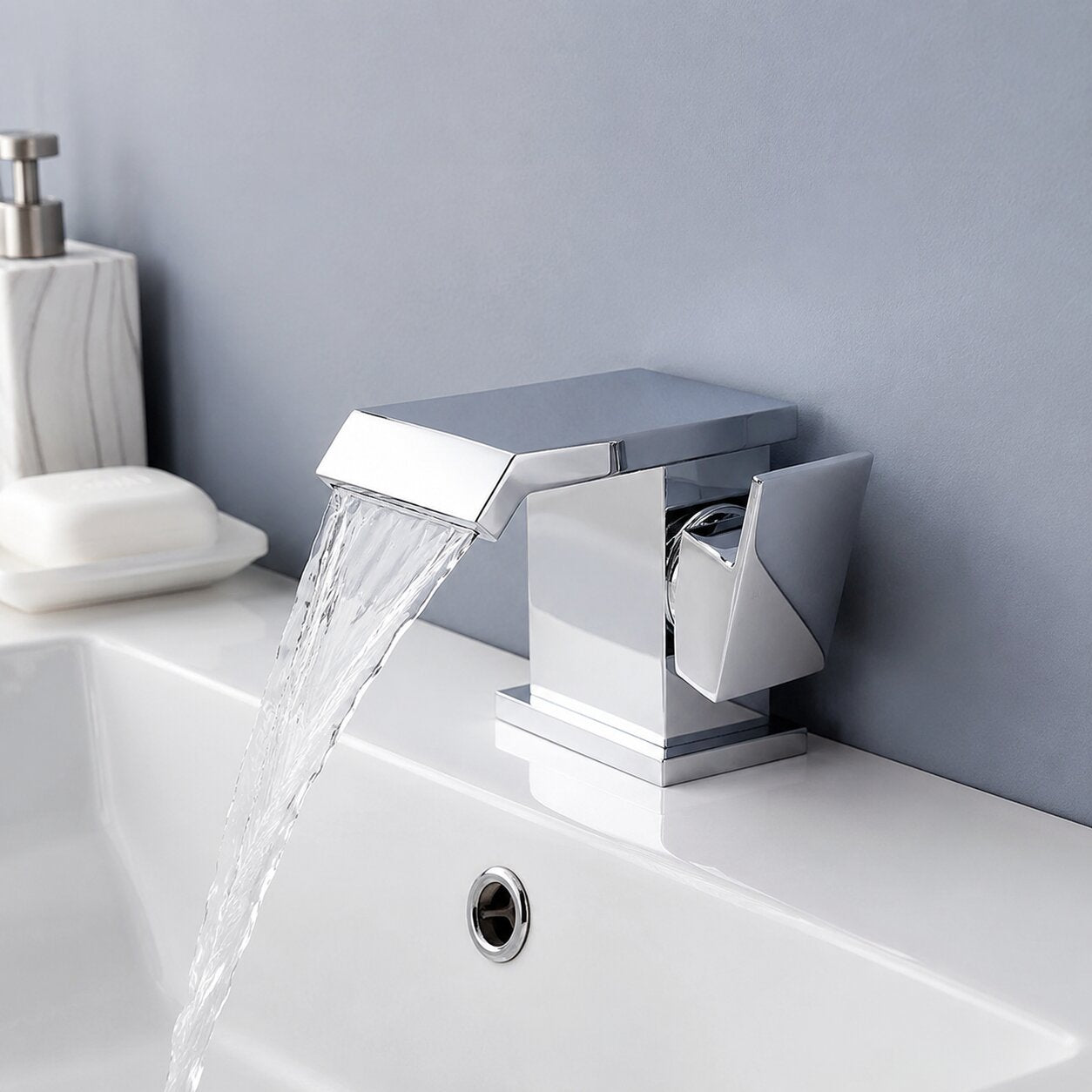 Chrome, matt black and brushed brass bathroom taps by style and colour — Bathroom Republic UK