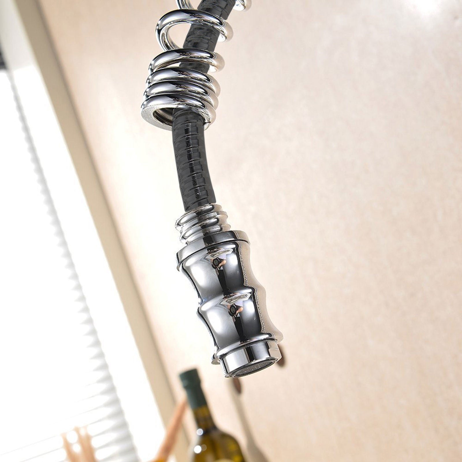 Corston Kitchen Sink Tap Pull Out Hose Single Lever Monobloc Mono Mixer Chrome