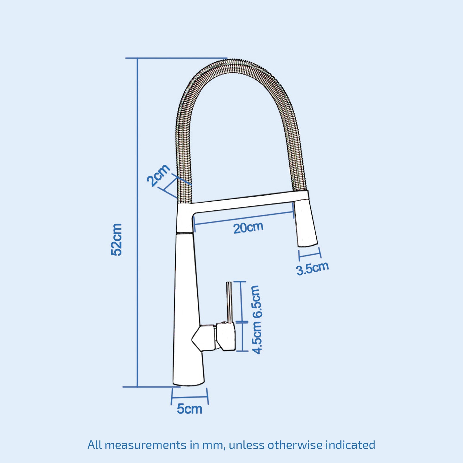 Wander Modern Kitchen Sink Mixer Tap With Pull Out 360 Swivel Spout