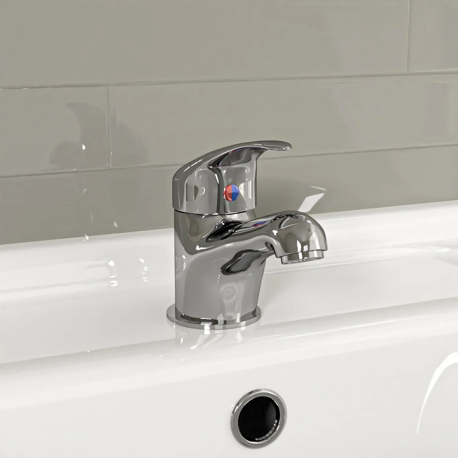 1700mm Bath with Front Panel, 550mm Basin Vanity & Toilet - Set with Chrome Fittings