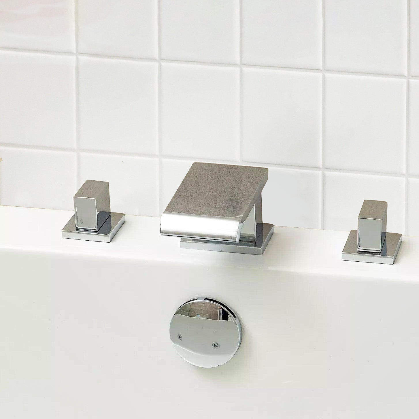 Devon 3-piece Waterfall Bath Filler Tap Chrome