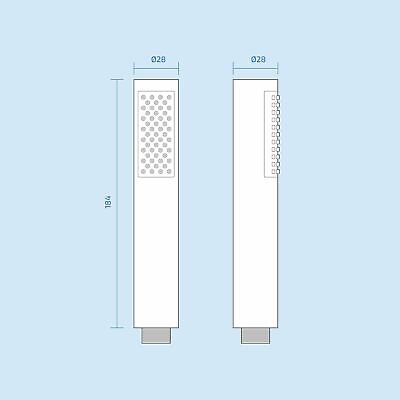 Calla Round Chrome Modern Concealed Thermostatic Mixer Valve Shower Head Set