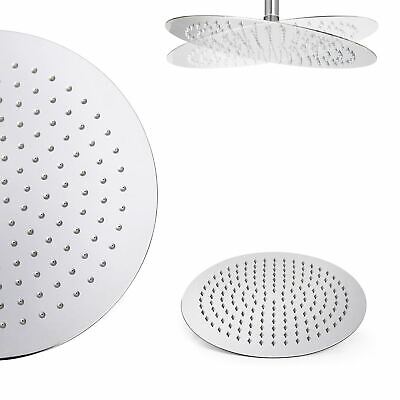 Calla Round Chrome Modern Concealed Thermostatic Mixer Valve Shower Head Set