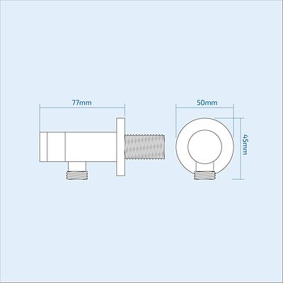 Violet Round Concealed Thermostatic Shower Mixer, Led Shower Head & Handset