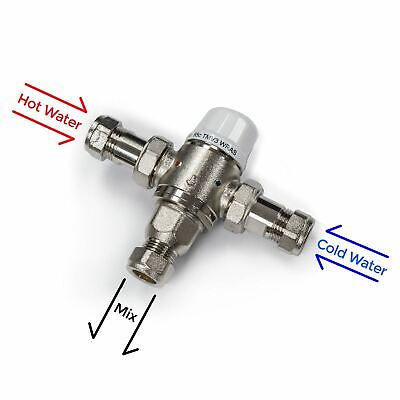 1/2" Thermostatic Mixer Valve For Shattaf Douche Kit Bidet Spray Basin Shower