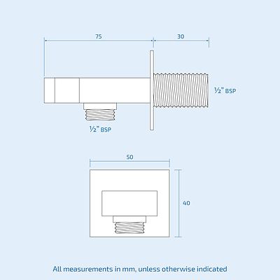 2 Dial 2 Way Square Concealed Thermostatic Mixer Valve Abs Shower Hand Held Kit