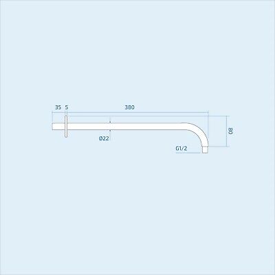 Calla Round Chrome Modern Concealed Thermostatic Mixer Valve Shower Head Set