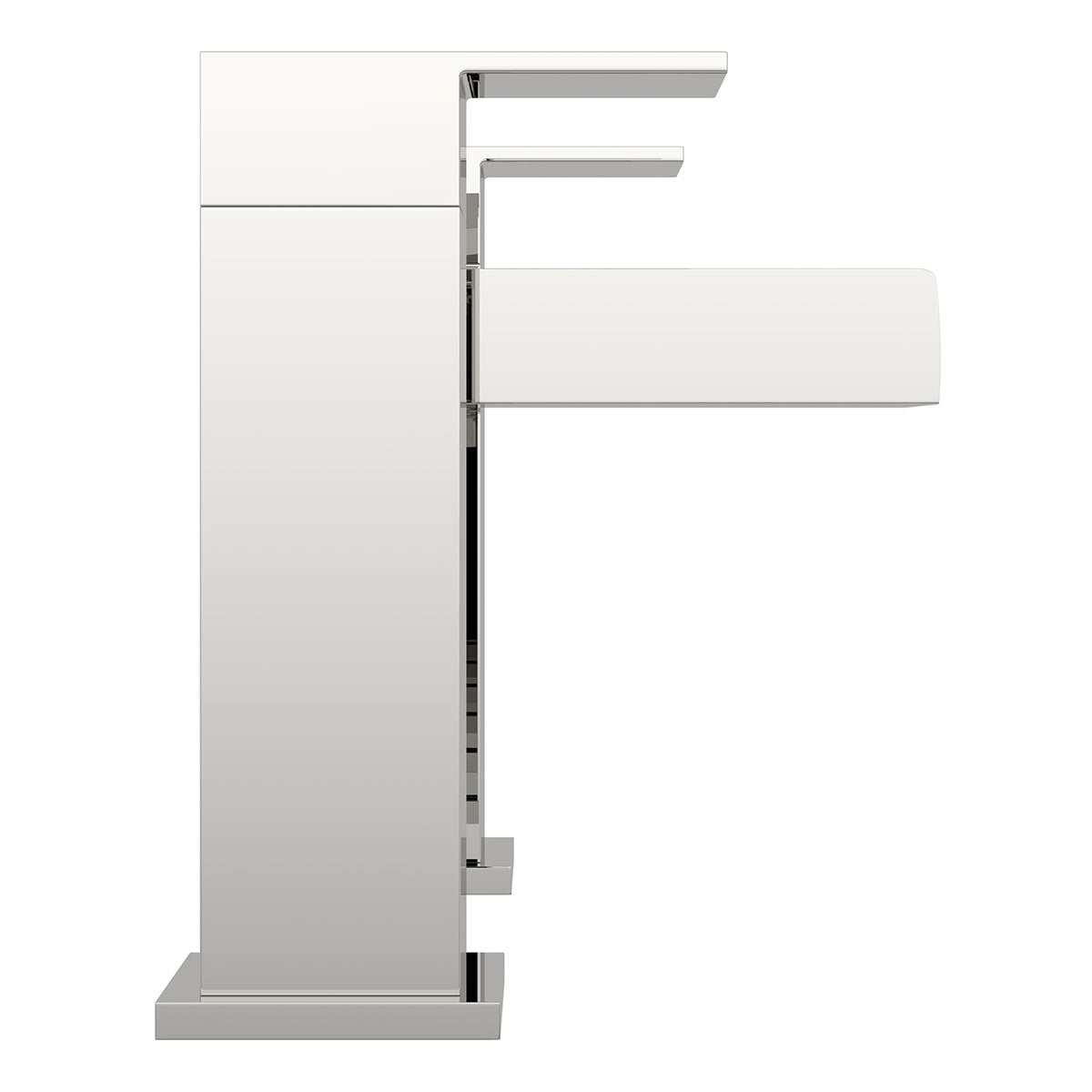 Ozone Waterfall Two Hole Deck Mounted Bath Filler Tap Solid Brass Chrome