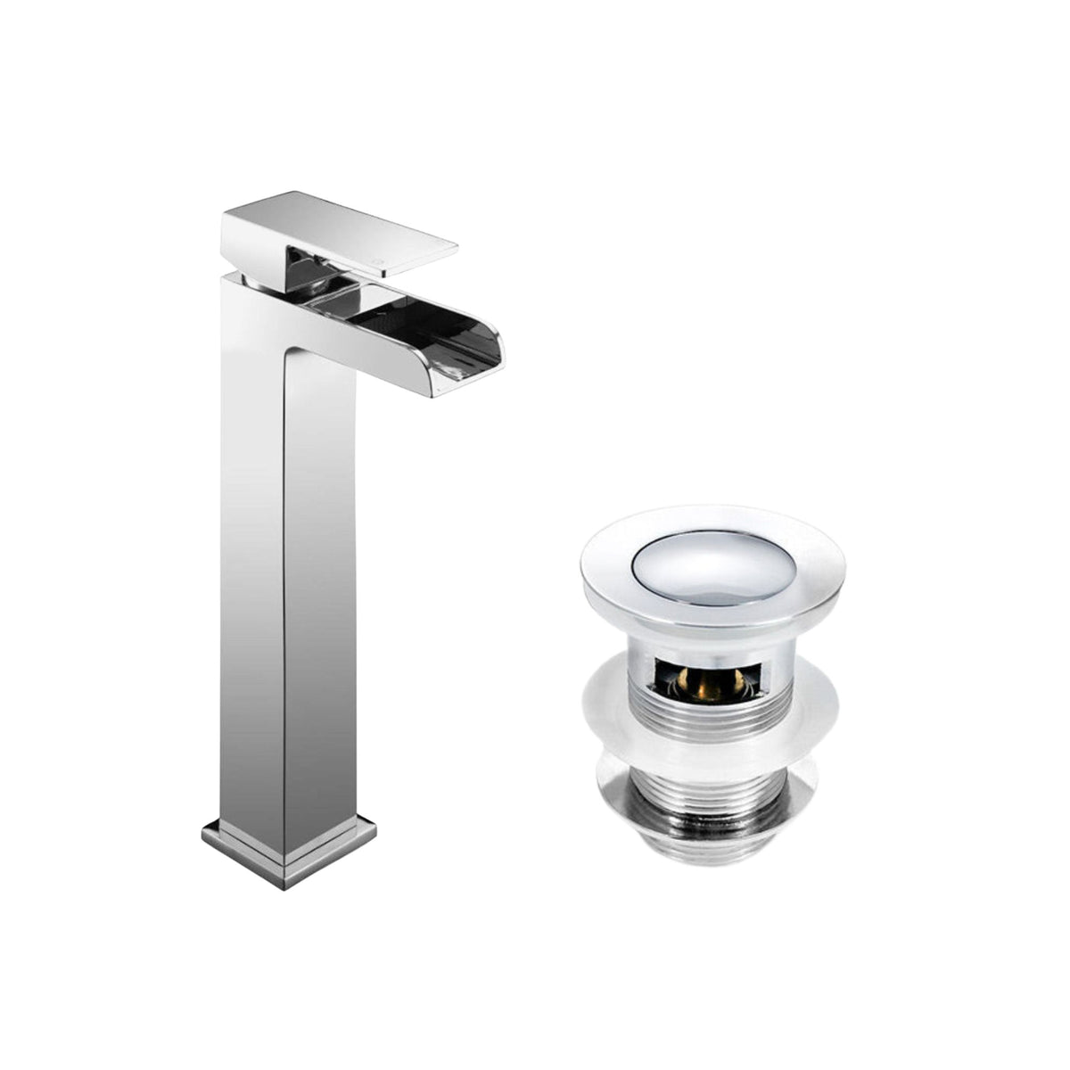 Chrome Tap # Option_Basin Tap & Slotted Waste