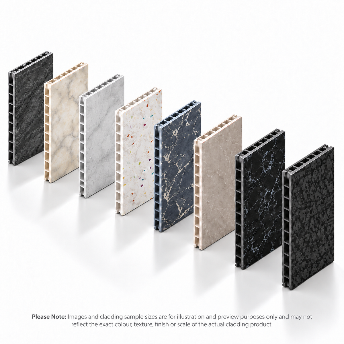 Sample PVC Wall Panel 6mm Thickness Cladding