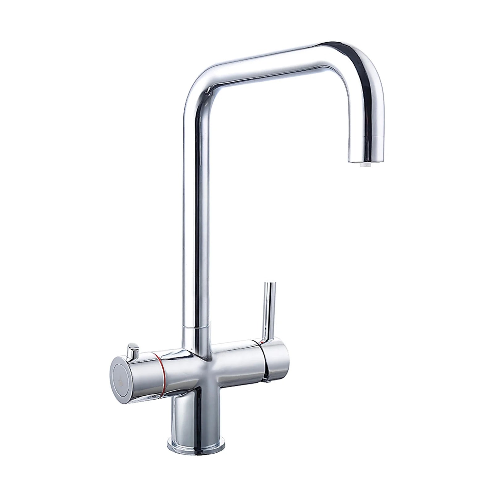 3 in 1 Single Lever Boiler Kitchen Mixer Tap Set - Chrome