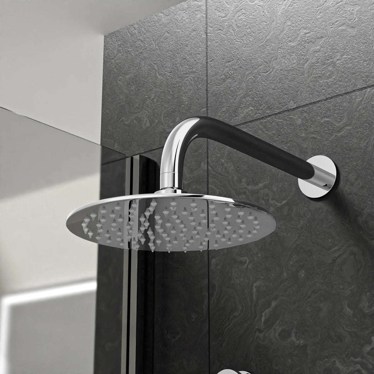 3 Dial 3 Outlet Concealed Thermostatic Shower With Thin Head & Massage Kit