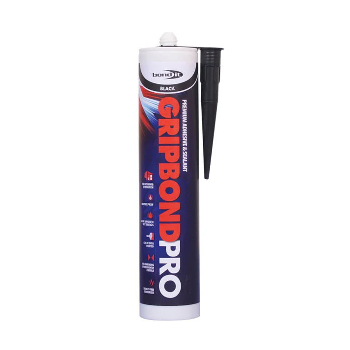 Bond It Gripbond Pro Hybrid Adhesive 300ml - White, Black, Grey, Clear