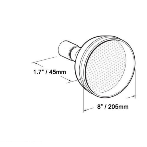 Preston 3 Dial 2 Way Traditional Set - Rail Handset & Shower Head