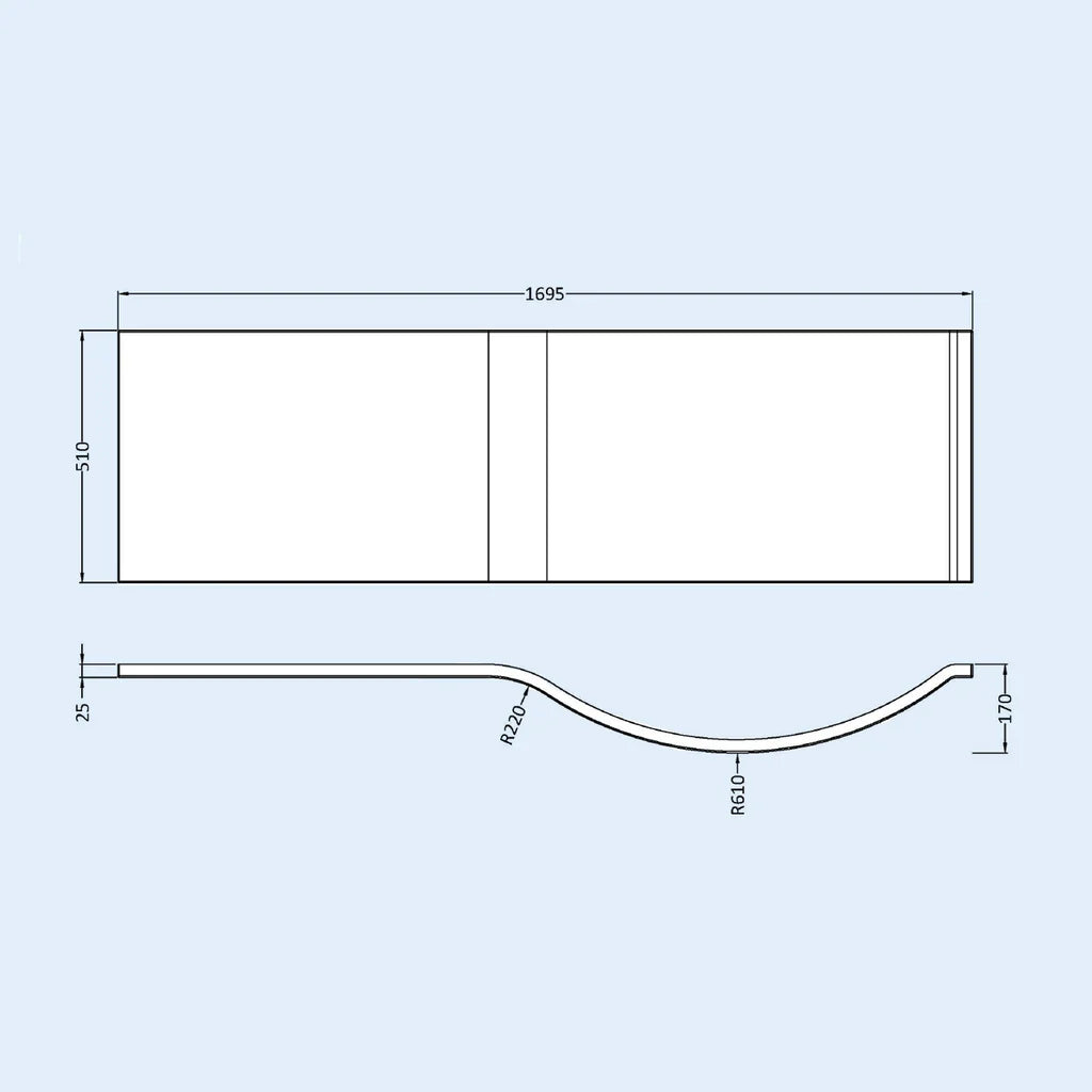 P-Shaped Left Hand Bath, Panel, Bath Screen with 600mm Freestanding Vanity & Toilet Set