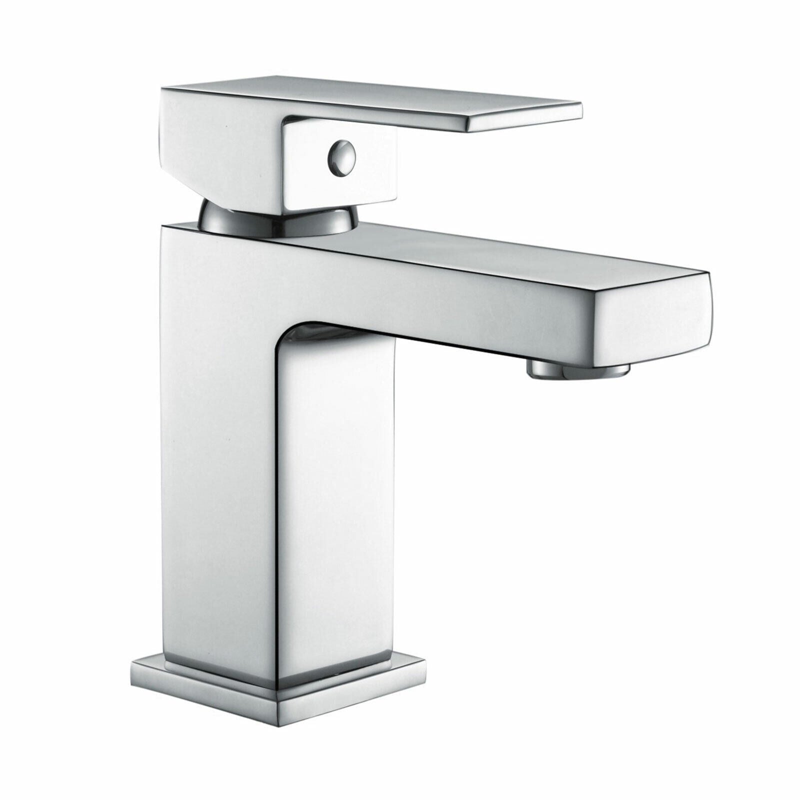 Merton 600mm White Basin Vanity Unit with Chrome Tap & Waste