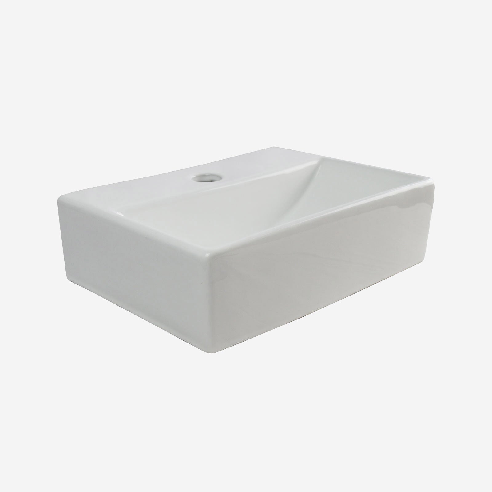 363mm x 270mm Bathroom Peregrine Cloakroom Counter Top or Wall Hung Ceramic Basin Sink and Fittings