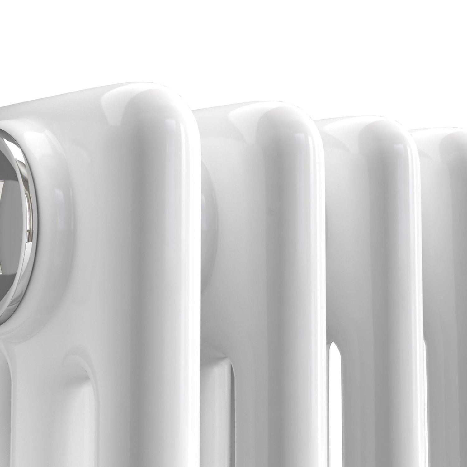 Maine White 300 X 999 Horizontal Triple Column Designer Radiator Central Heating
