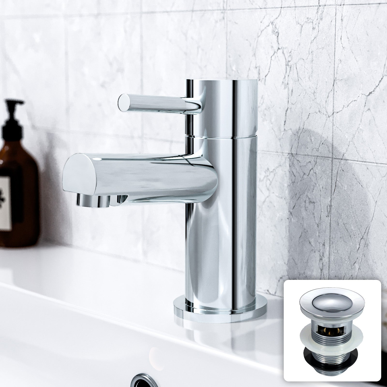 Marc Basin Mono Mixer Tap Chrome