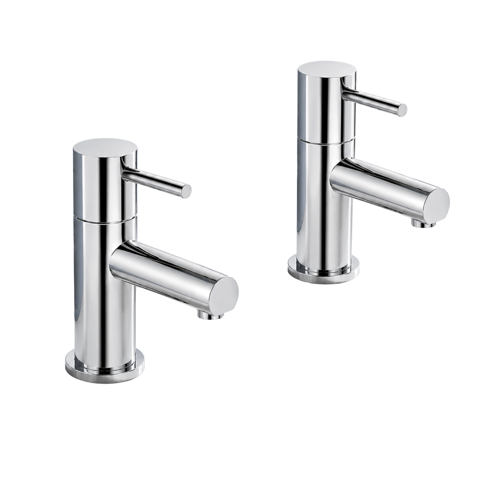 Marc Cloakroom Chrome Single Pair Of Hot And Cold Basin Sink Taps