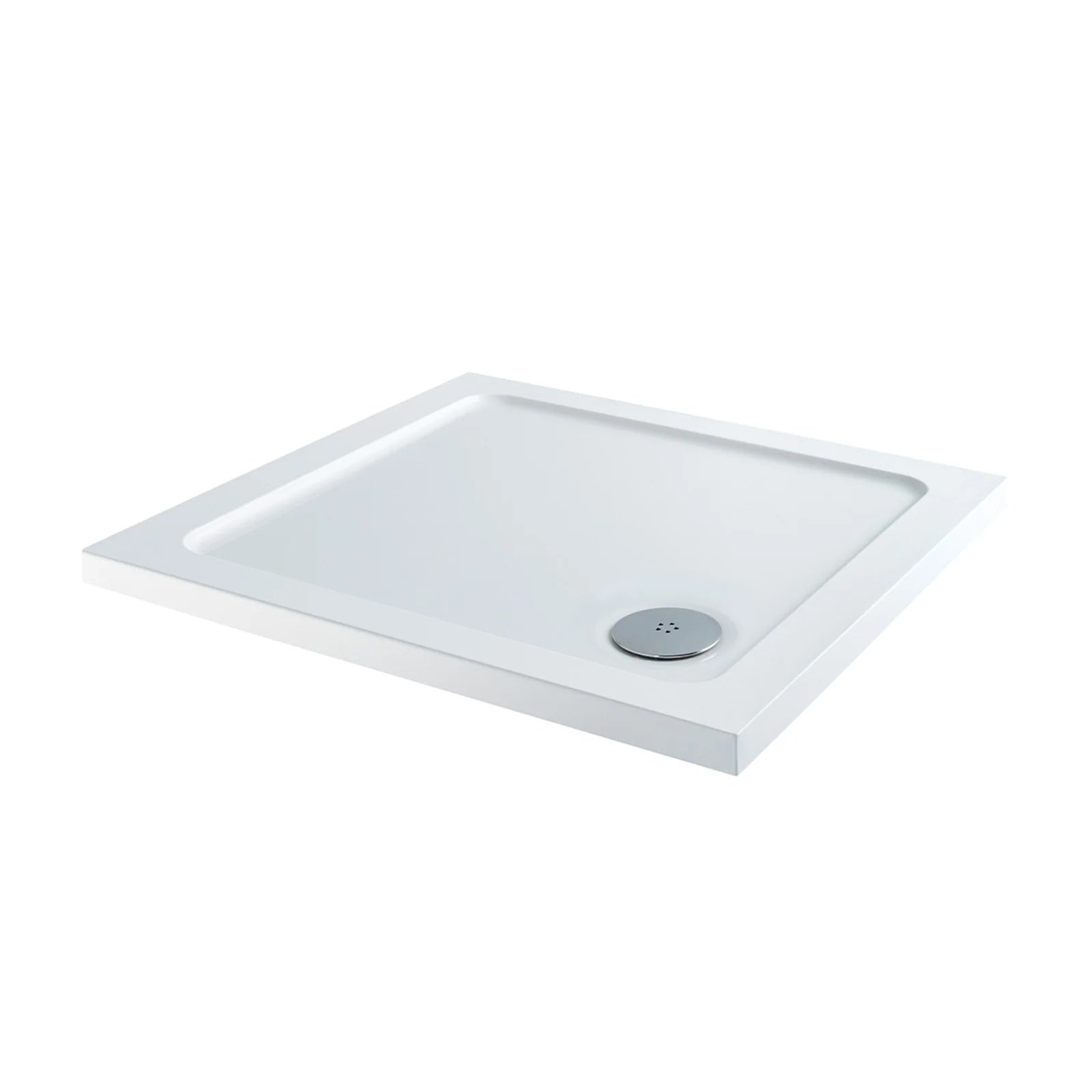 800 X 800 Wetroom Enclosure Square Resin Shower Tray 30mm Thick