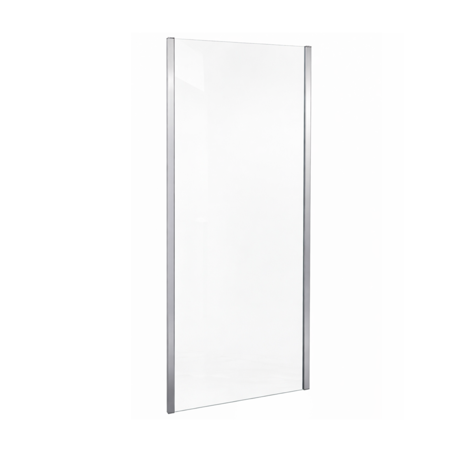 700 mm Chrome Bi-Fold Door +  800 mm Chrome Frameless Side Panel