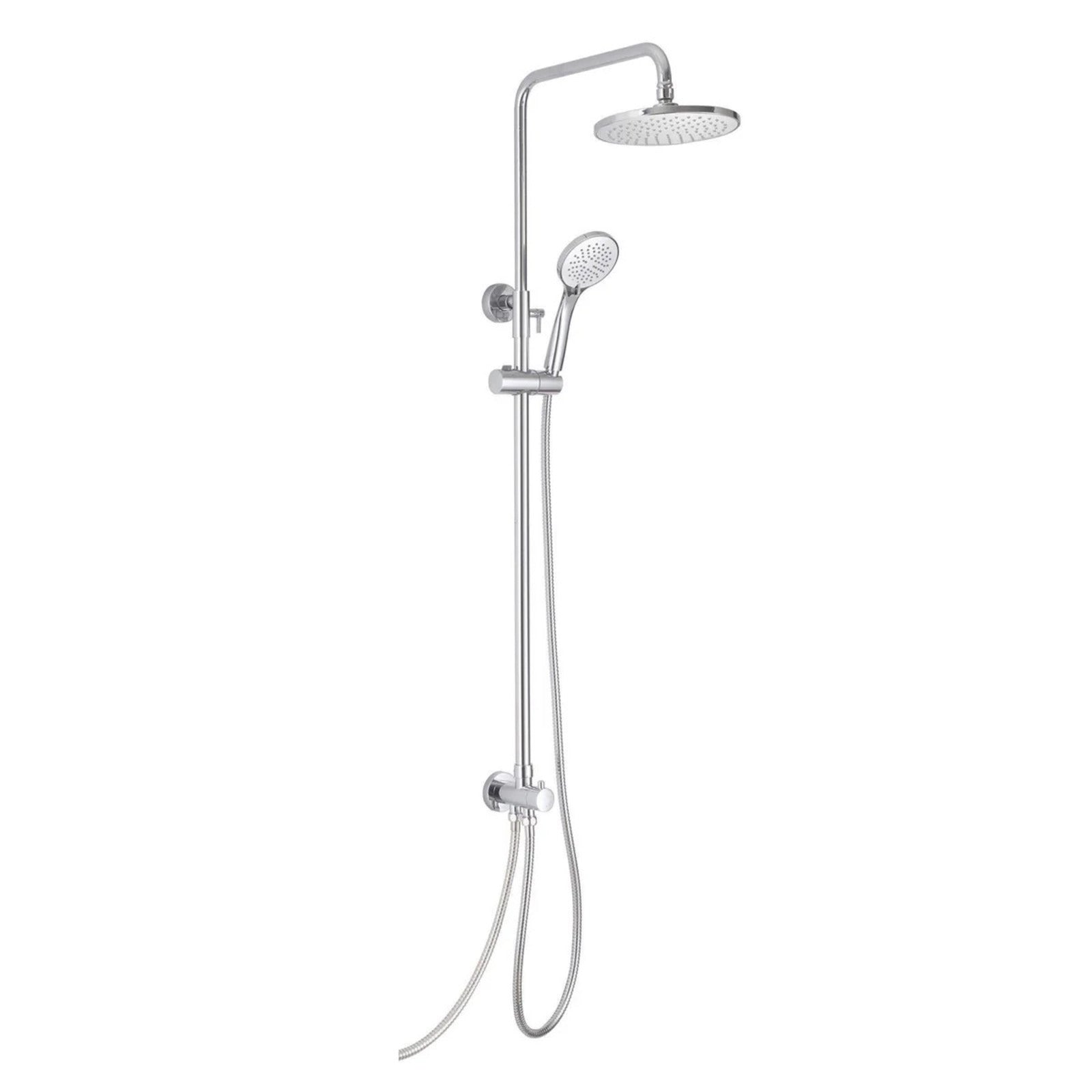 Winstead Chrome Exposed Bath Shower Mixer Handless Slider Rail 3 Mode Handset