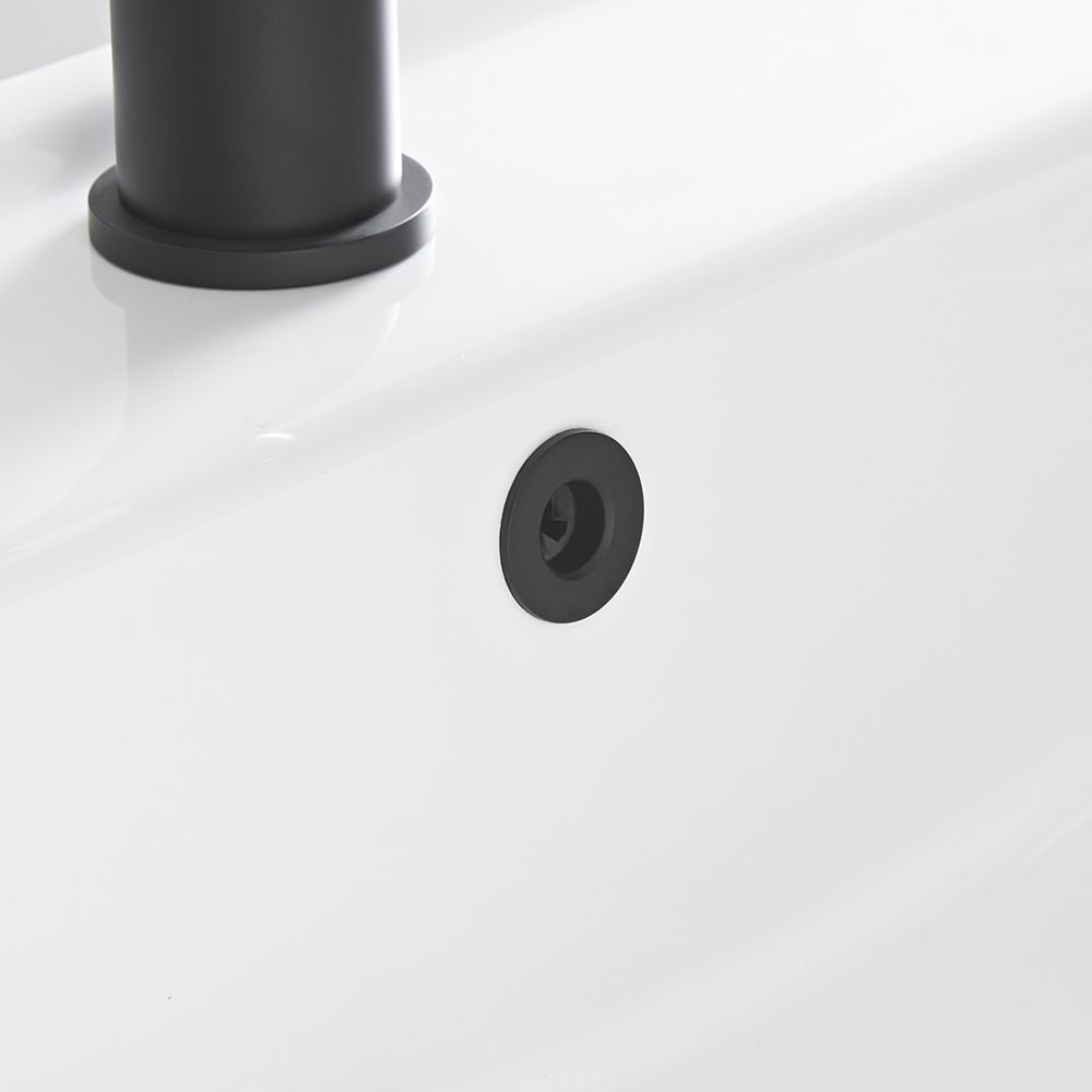 Basin Overflow Ring Replacement Overflow Sink Hole Cover Black