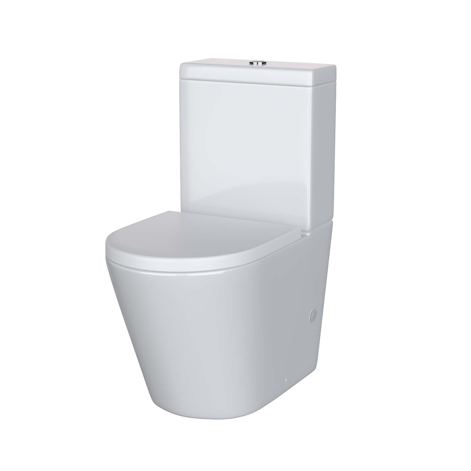 Bella Round Close Coupled Cistern, Pan and Seat