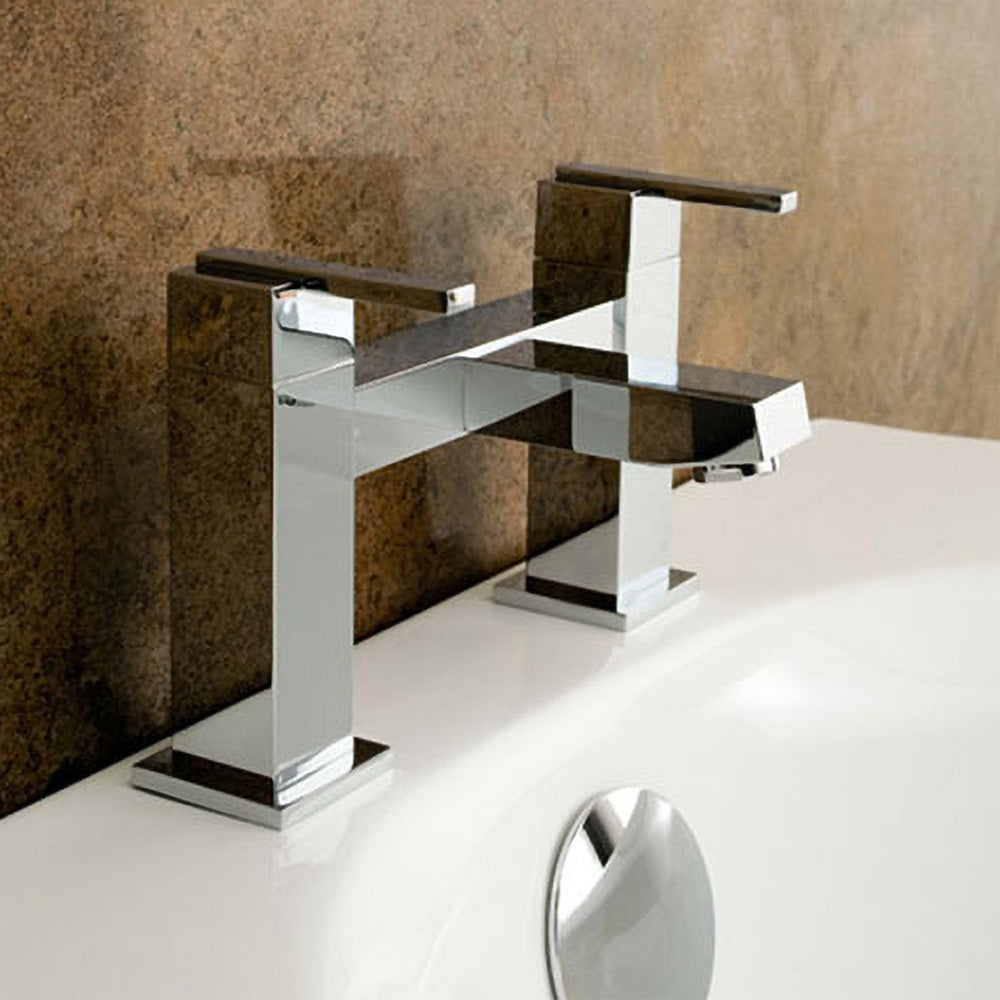 Ustin Luxury Modern Brass Chrome Bath Filler Tap