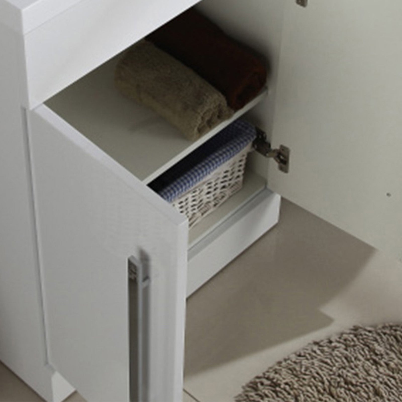 Aric 1100mm Freestanding Grey Vanity with BTW Toilet, WC & Basin
