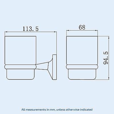 Swan Chrome Modern 6 Piece Chrome Bathroom Accessory Pack