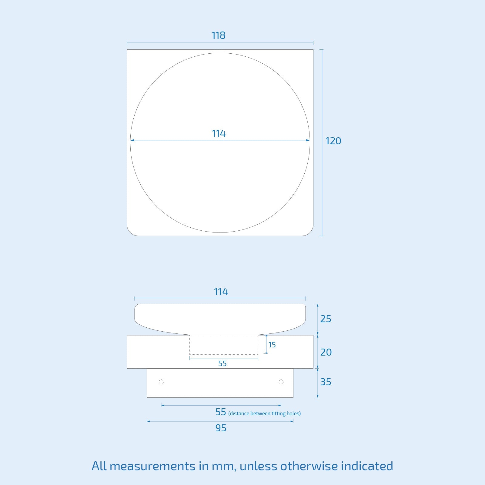 Abloh Luxury Ceramic Soap dish with Shelf Wooden Walnut & Brushed Gold