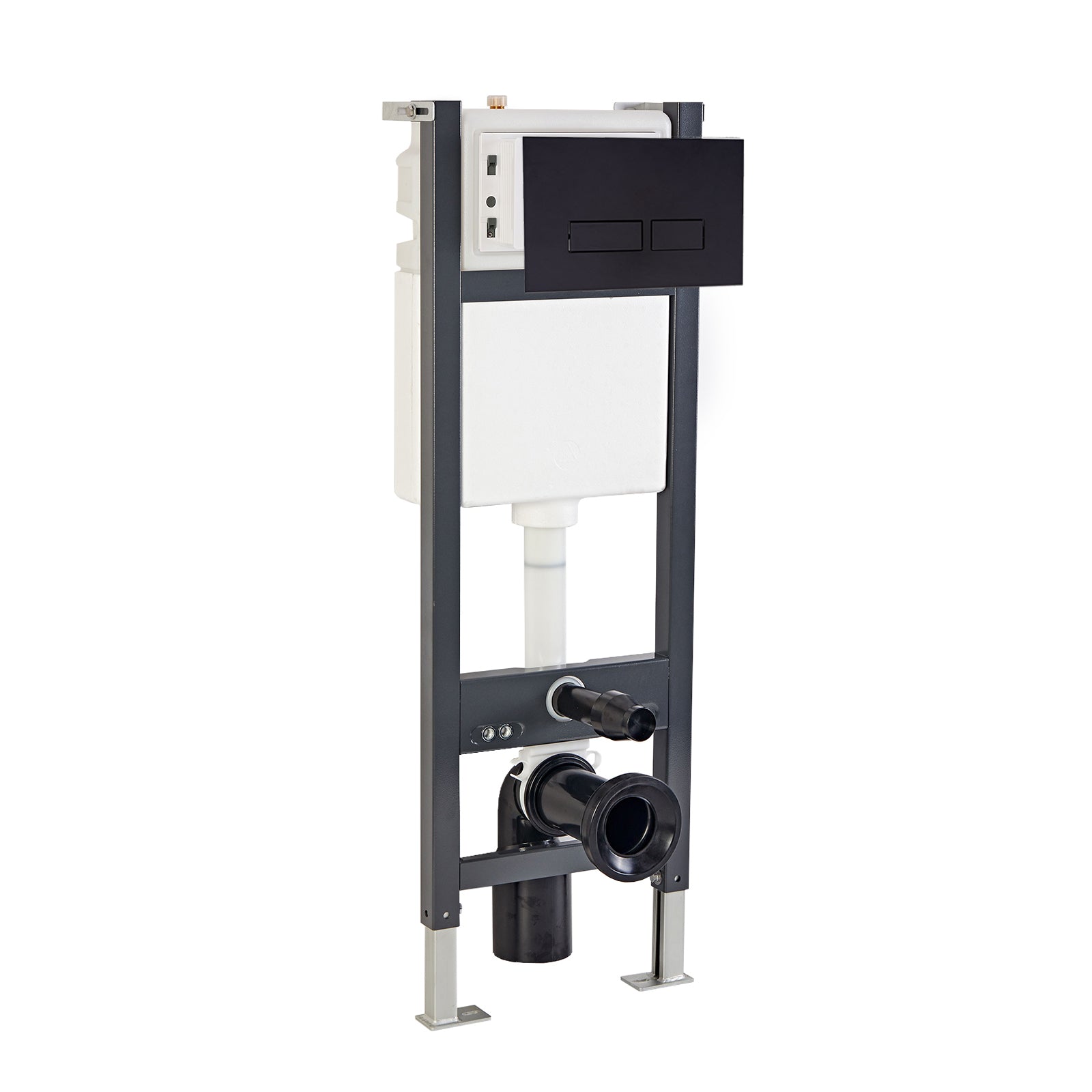 Wall Hung Toilet Cistern Frame with Front Dual Flush Plate Choice
