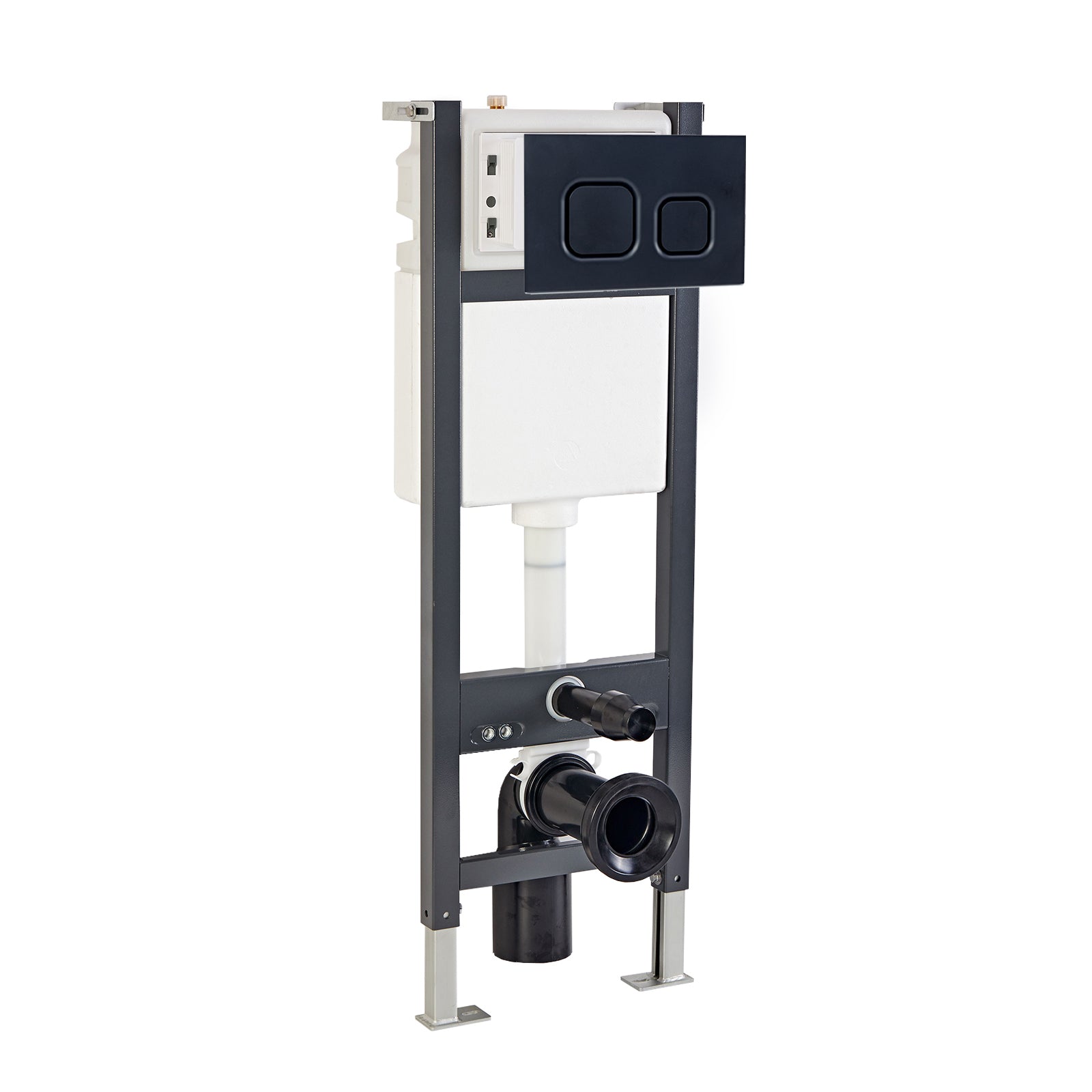 Wall Hung Toilet Cistern Frame with Front Dual Flush Plate Choice