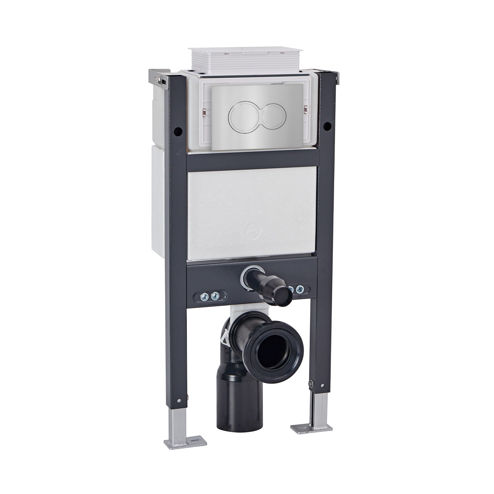 Top or Front Wall Hung Toilet Frame and Dual Flush Buttons Choice