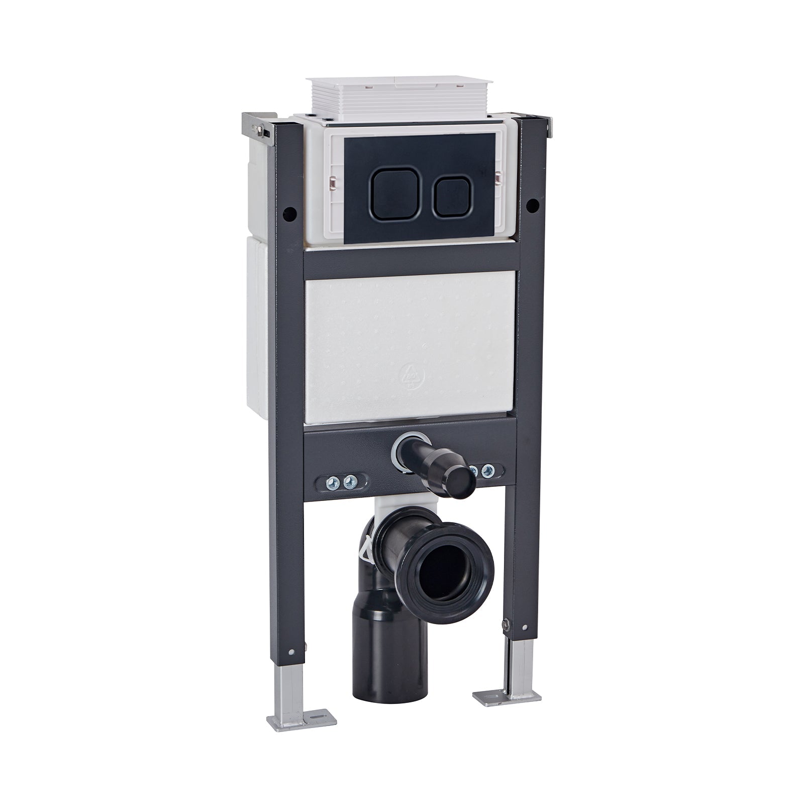 Top or Front Wall Hung Toilet Frame and Dual Flush Buttons Choice