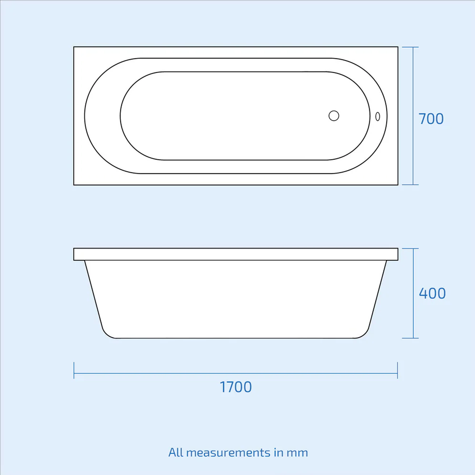 Graham White Close Coupled Toilet, 550mm Slim Edge Pedestal Basin & 1700mm Bath Set