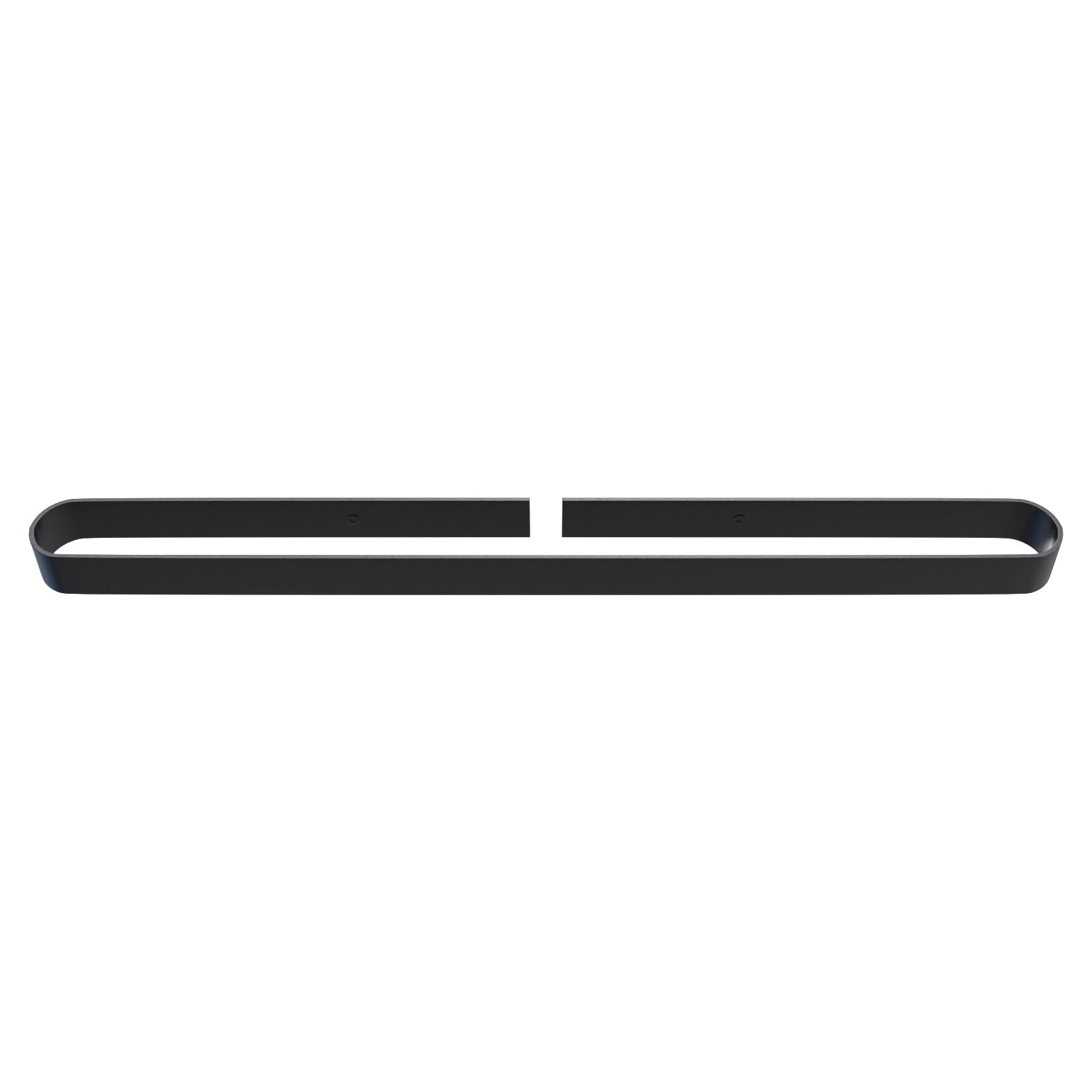 Walmley Single Square Towel Bar Rail Holder Matt Black