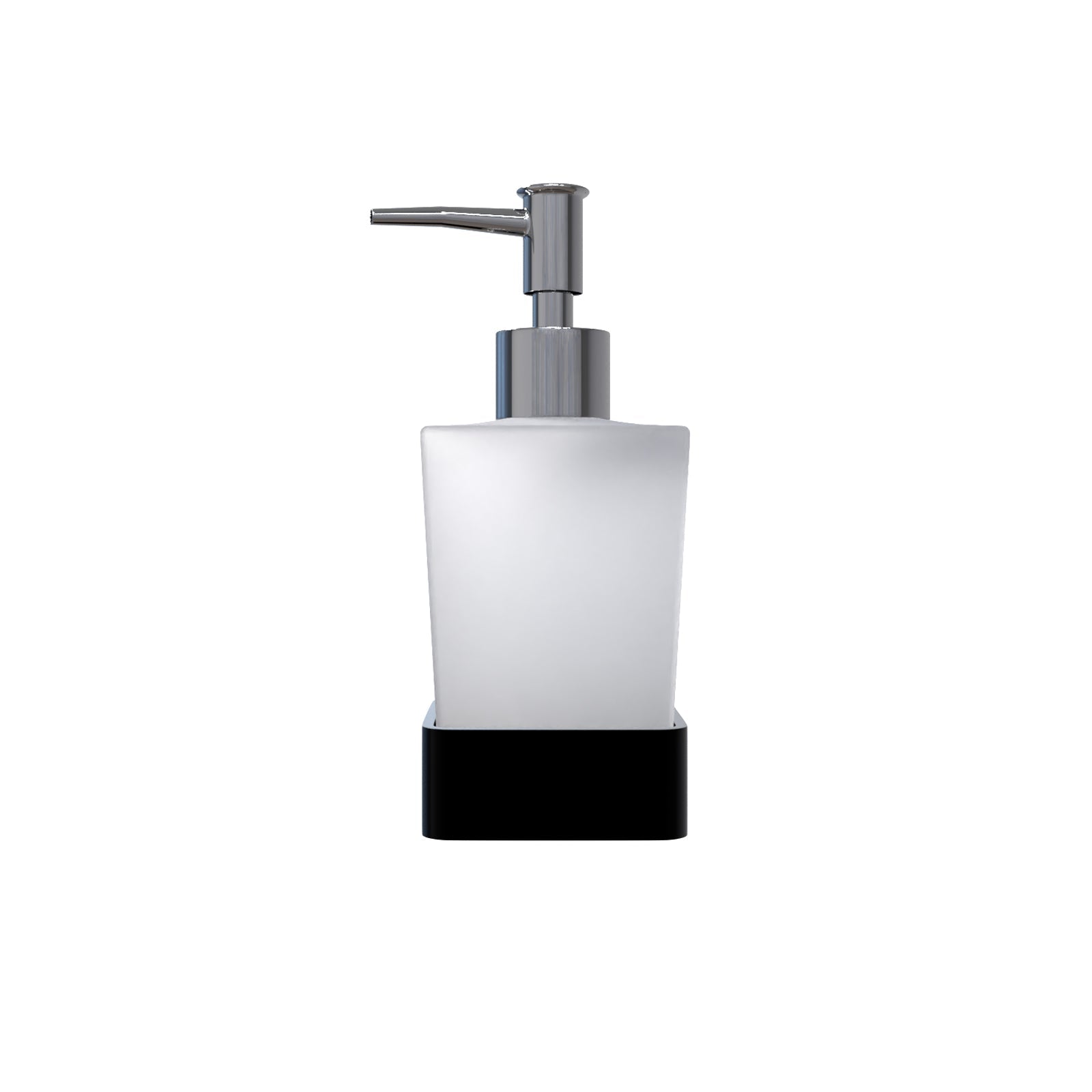 Dordon Square Matte Black Wall Mounted Soap Dispenser