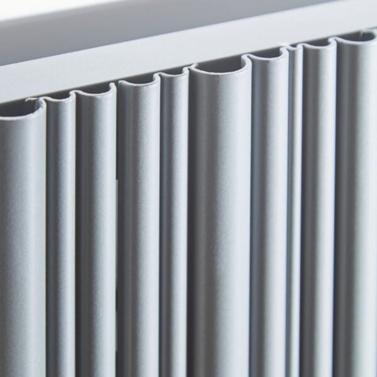 Kartell QUEBEC 1775mm H x 239mm W Grey Vertical Single Aluminium Radiator -ALRAD-5-1802-GY
