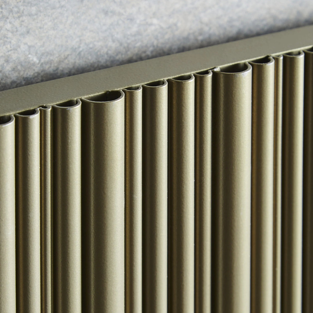 Kartell QUEBEC 1775mm H x 359mm W Bronze Vertical Single Aluminium Radiator - ALRAD-5-1803-BZ