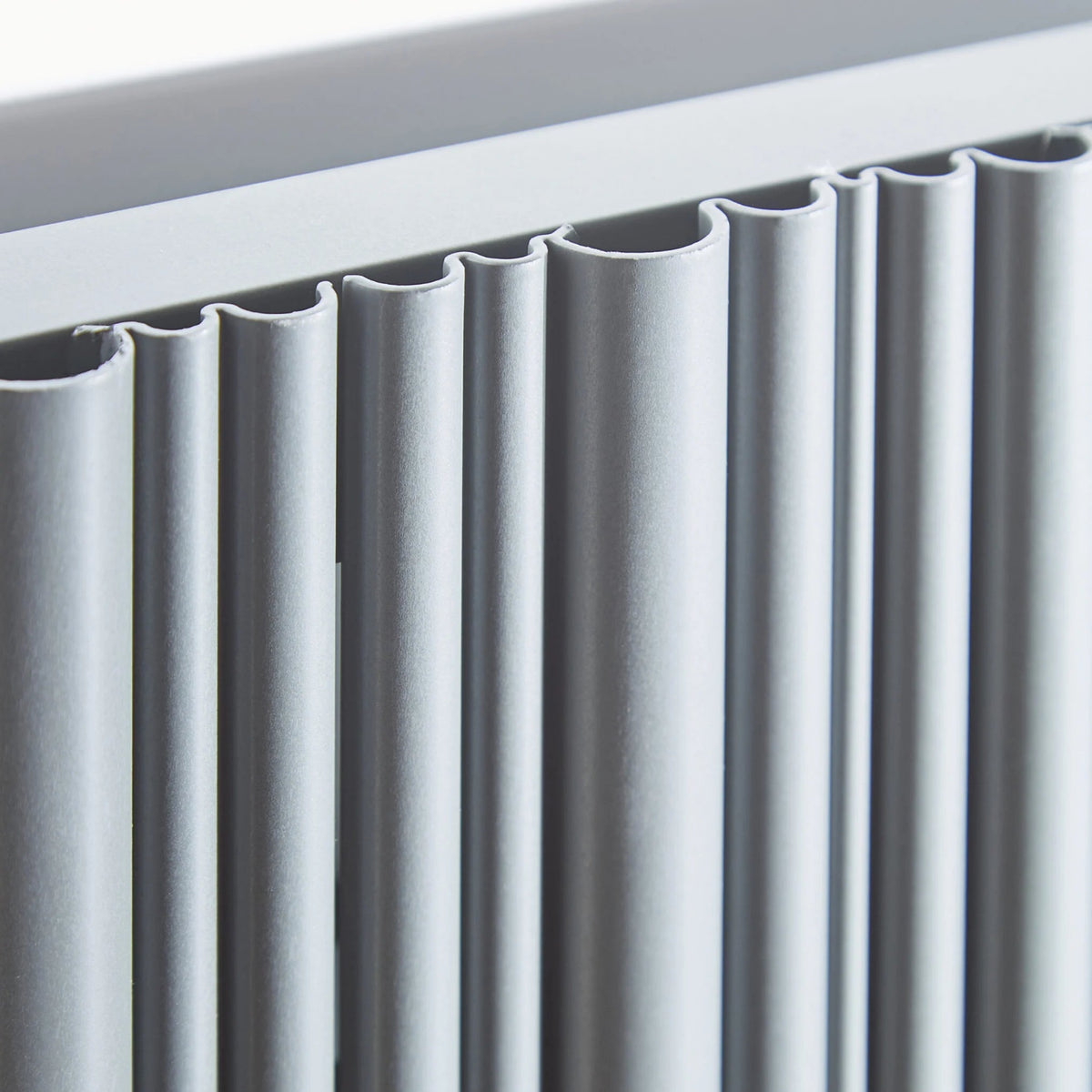 Kartell QUEBEC 1775mm H x 359mm W Grey Vertical Single Aluminium Radiator - ALRAD-5-1803-GY