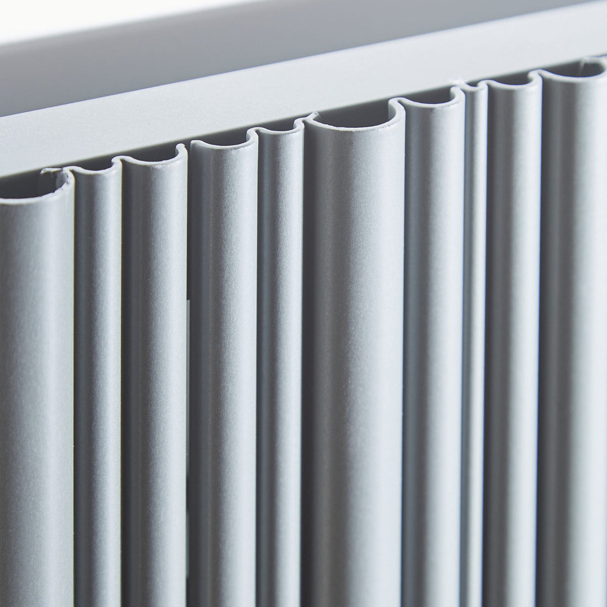 Kartell QUEBEC 1775mm H x 599mm W Grey Vertical Single Aluminium Radiator - ALRAD-5-1805-GY