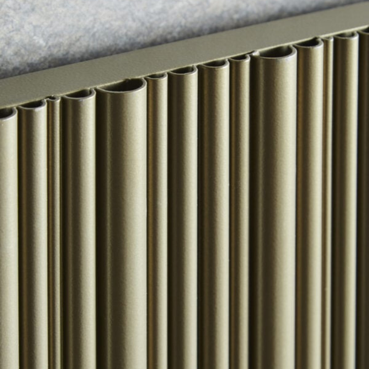 Kartell QUEBEC 1775mm H x 599mm W Bronze Vertical Double Aluminium Radiator - ALRAD-6-1805-BZ