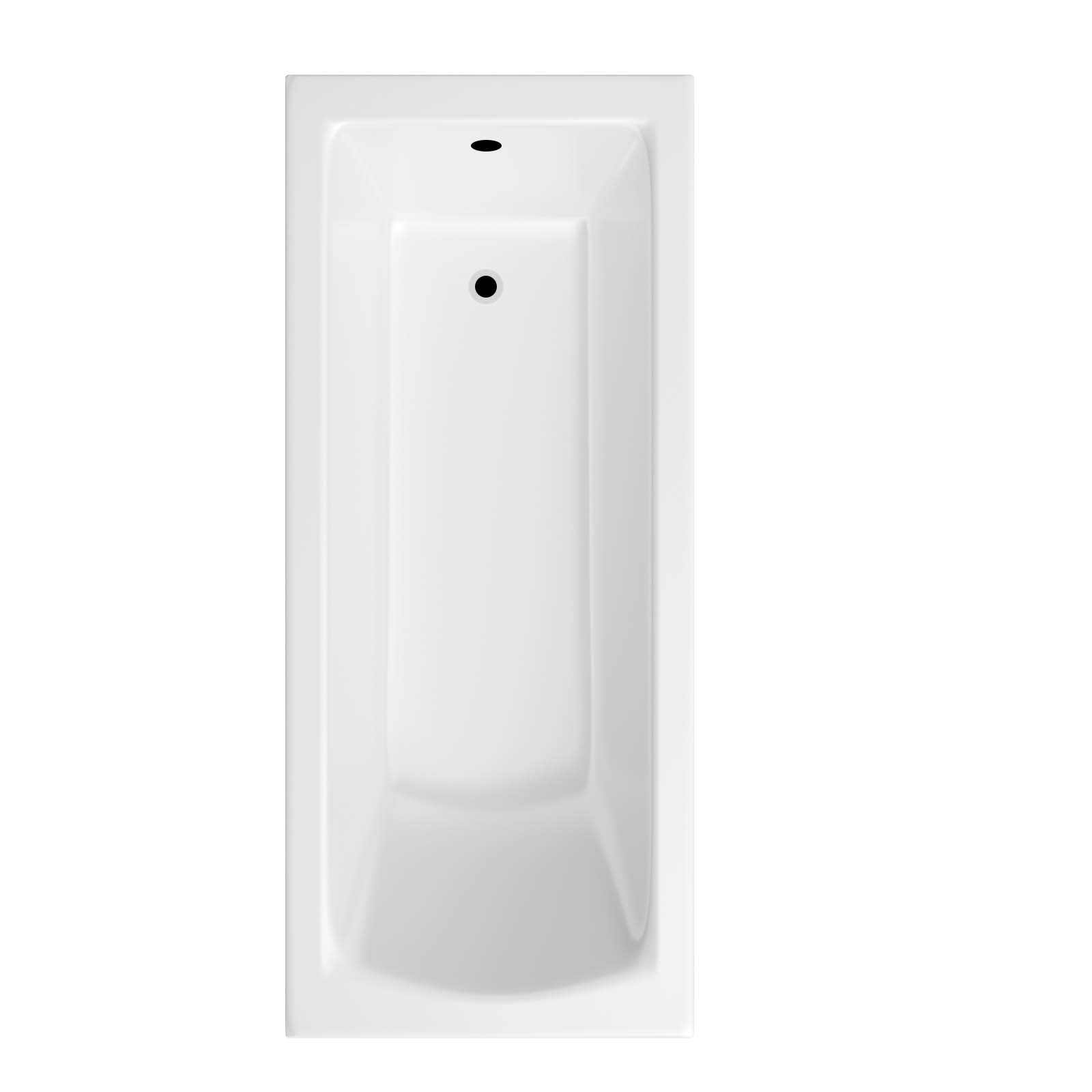 1700 x 700mm Square Single Ended Bathtub With Legs